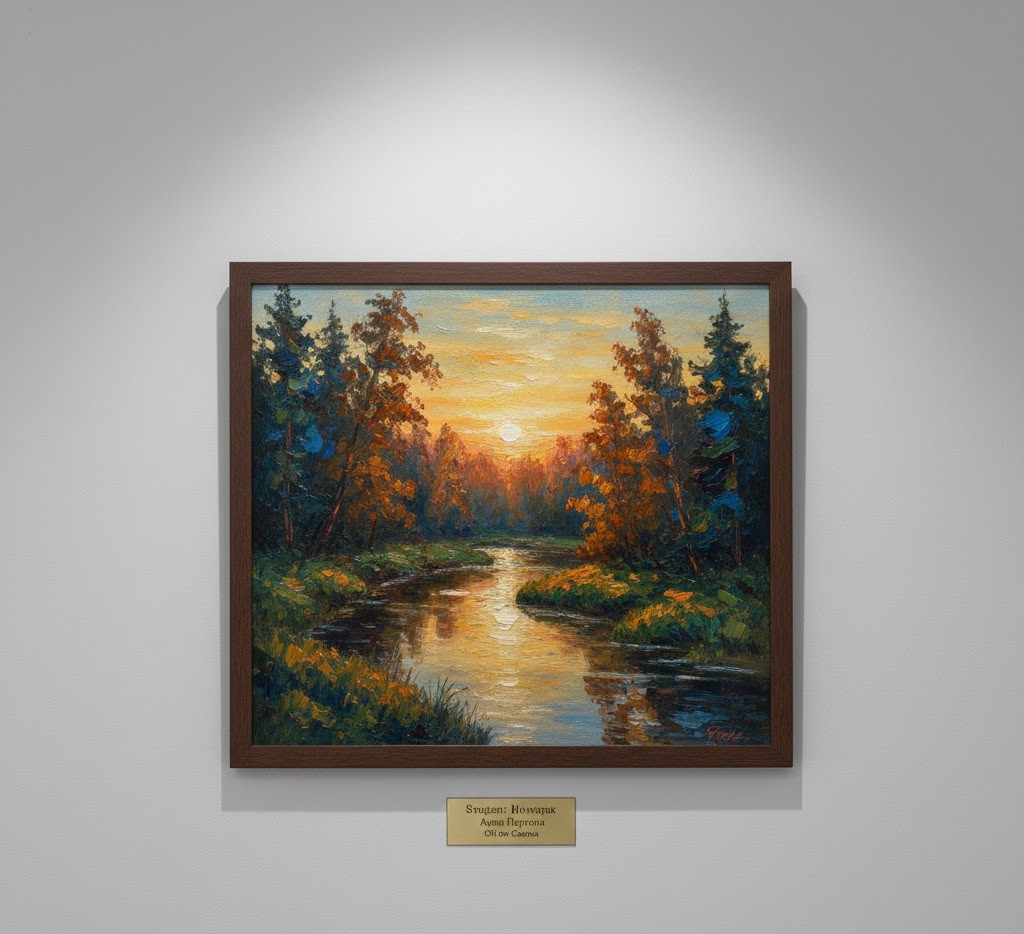 Student oil painting