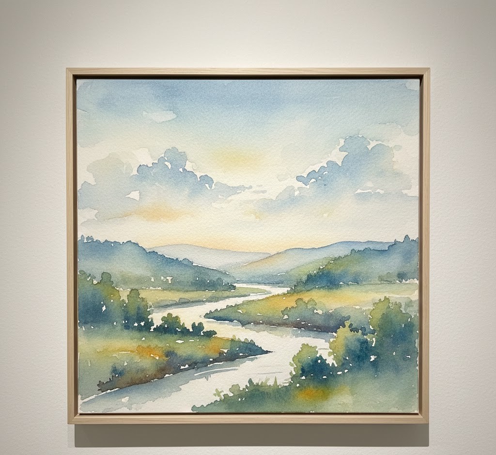 Watercolor landscape