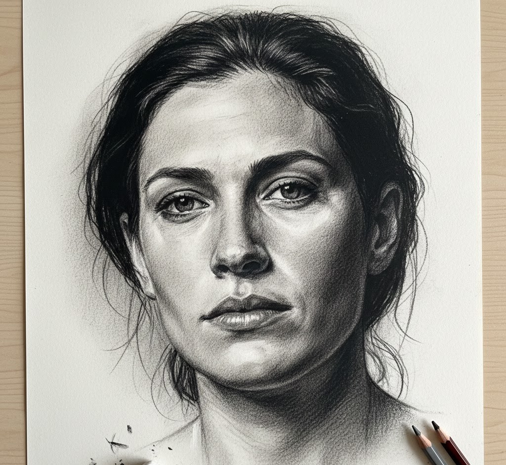 Portrait drawing