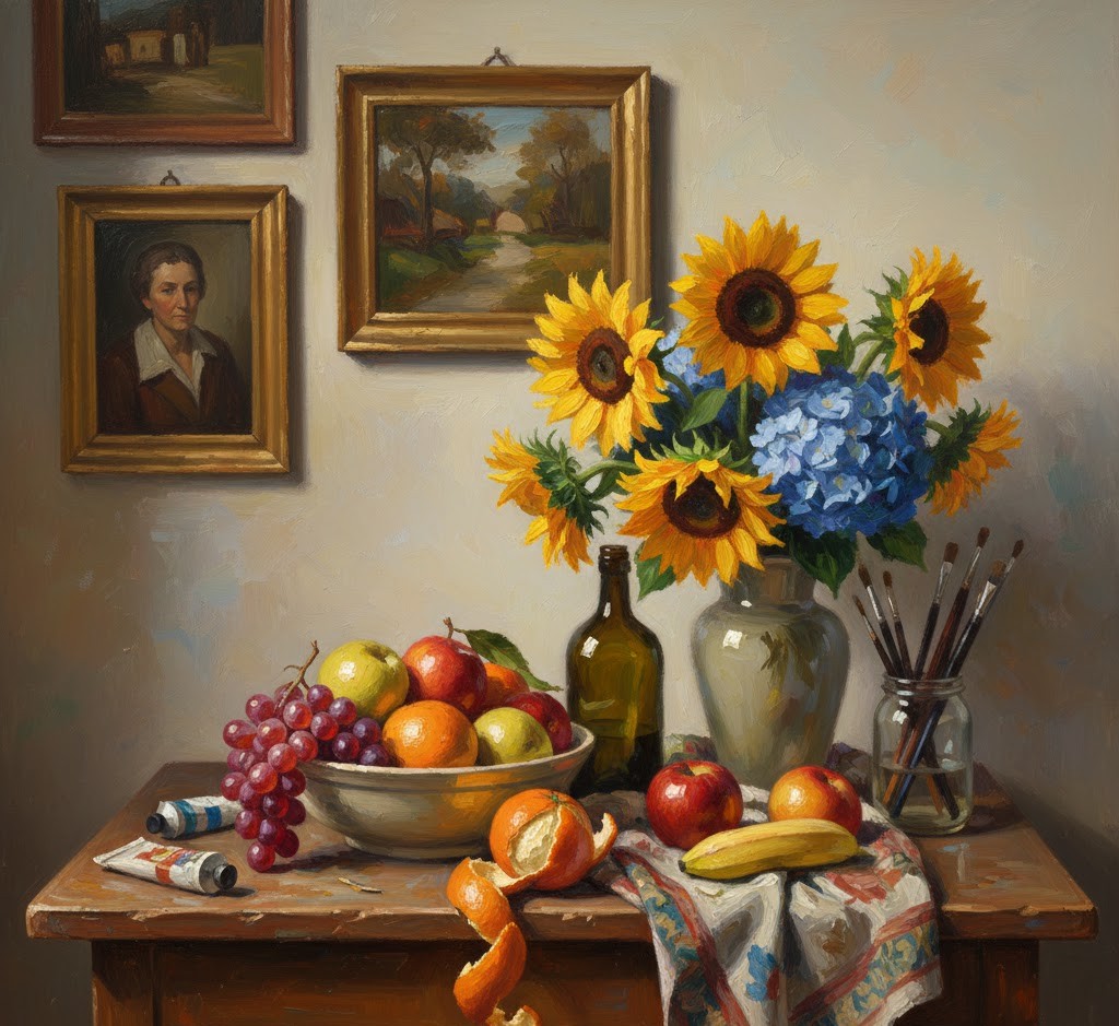 Still life painting